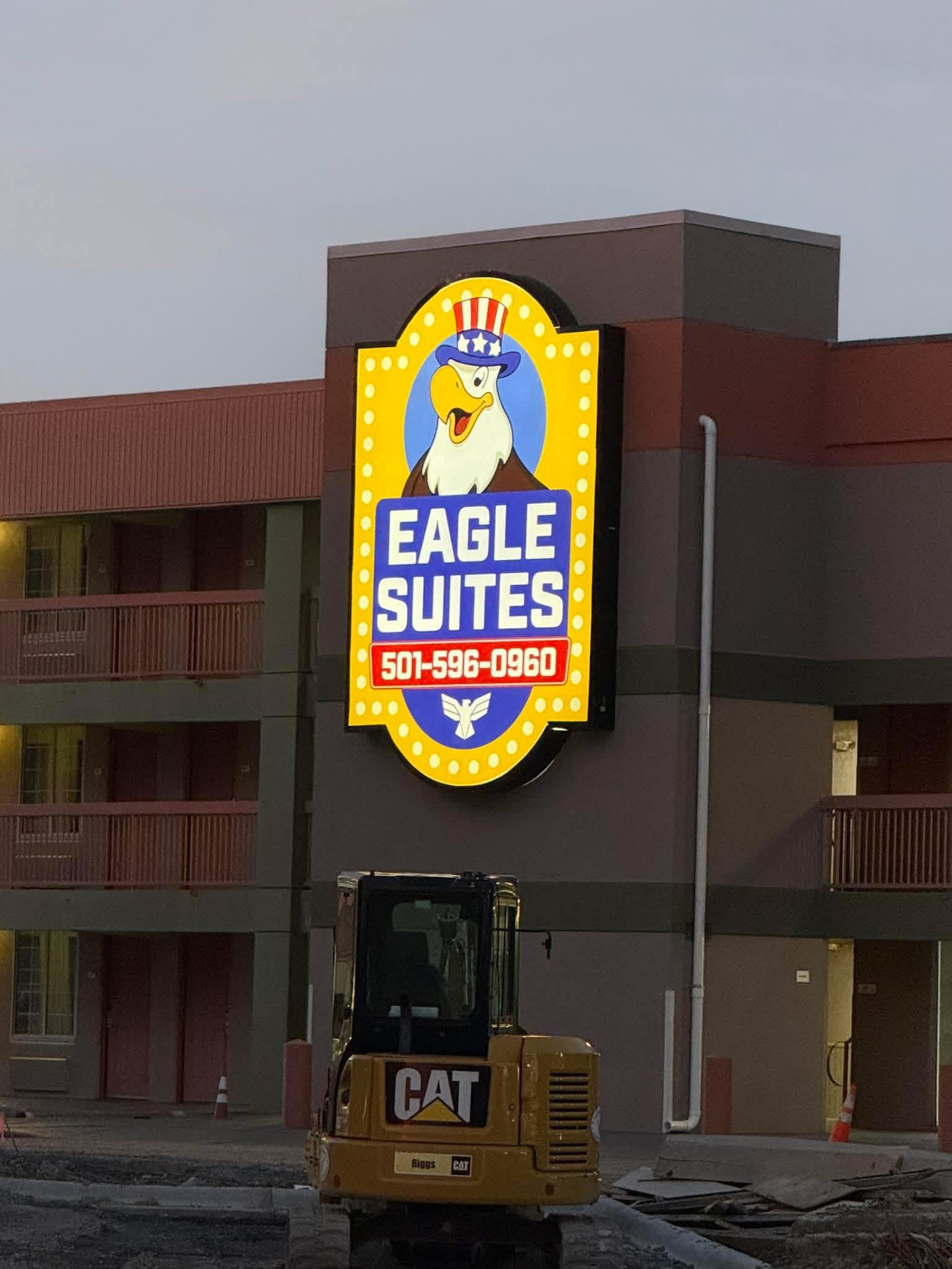 Eagle Suites Wall Sign