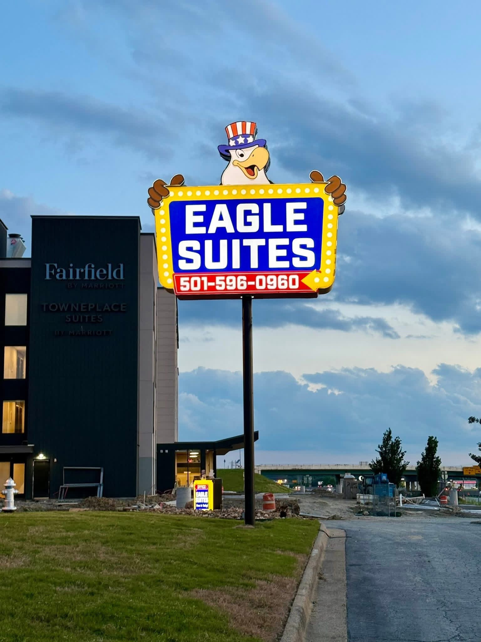 Eagle Suites Pylon — Daytime
