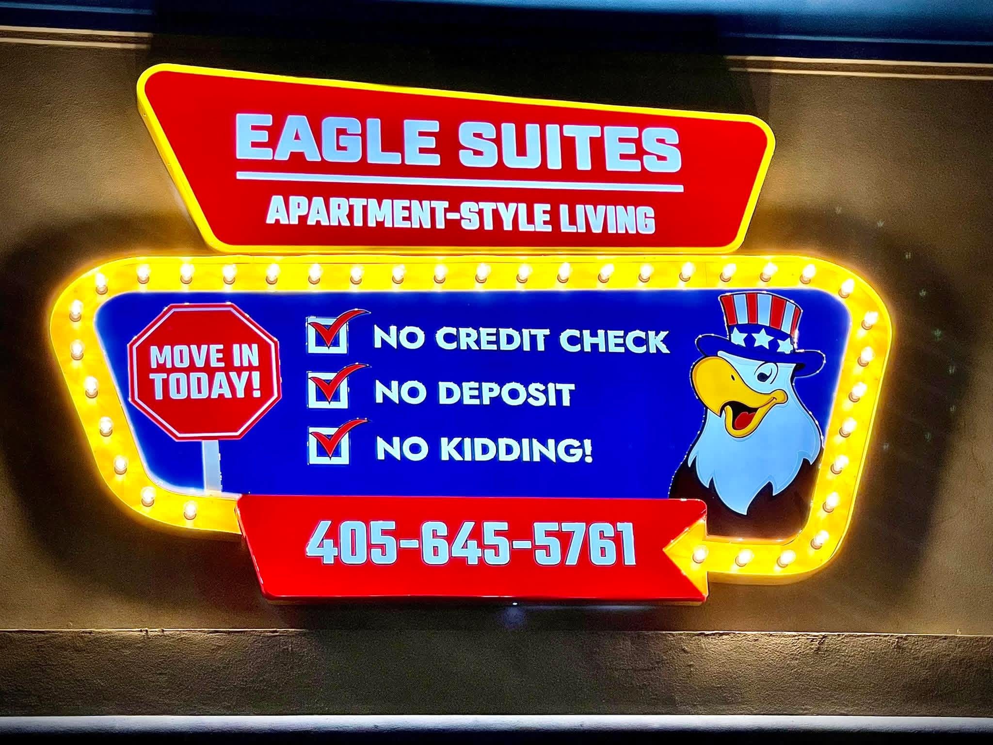 Eagle Suites Marquee Sign
